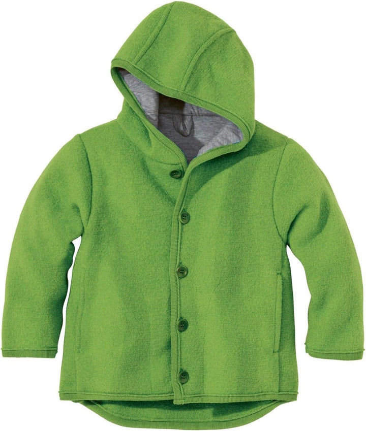 Disana 32309XX - Walk-Jacke Wolle grün, Size / Grösse:62/68 (3-6 Monate) 62-68 Grün, 62-68 Grün