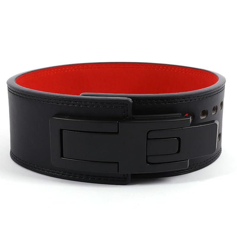 Gewichthebergürtel 10cm Leder Hebelgürtel Kreuzheben Krafttraining | Fitnessgürtel, Kunstleder, Schn