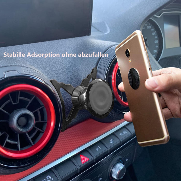 Magnet Handyhalterung kompatibel Audi Q2 und Audi SQ2 geeignet für Smartphone und GPS mit Auto Handy