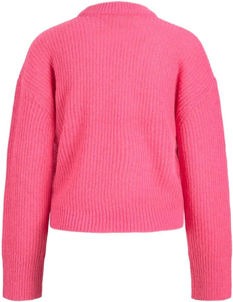 JJXX Damen Jxember Ls Fluffy Crew Neck Knit Noos Pullover XS Carmine Rose, XS Carmine Rose