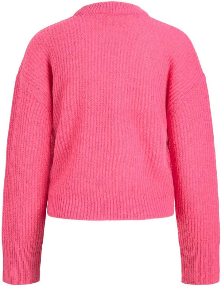 JJXX Damen Jxember Ls Fluffy Crew Neck Knit Noos Pullover XS Carmine Rose, XS Carmine Rose