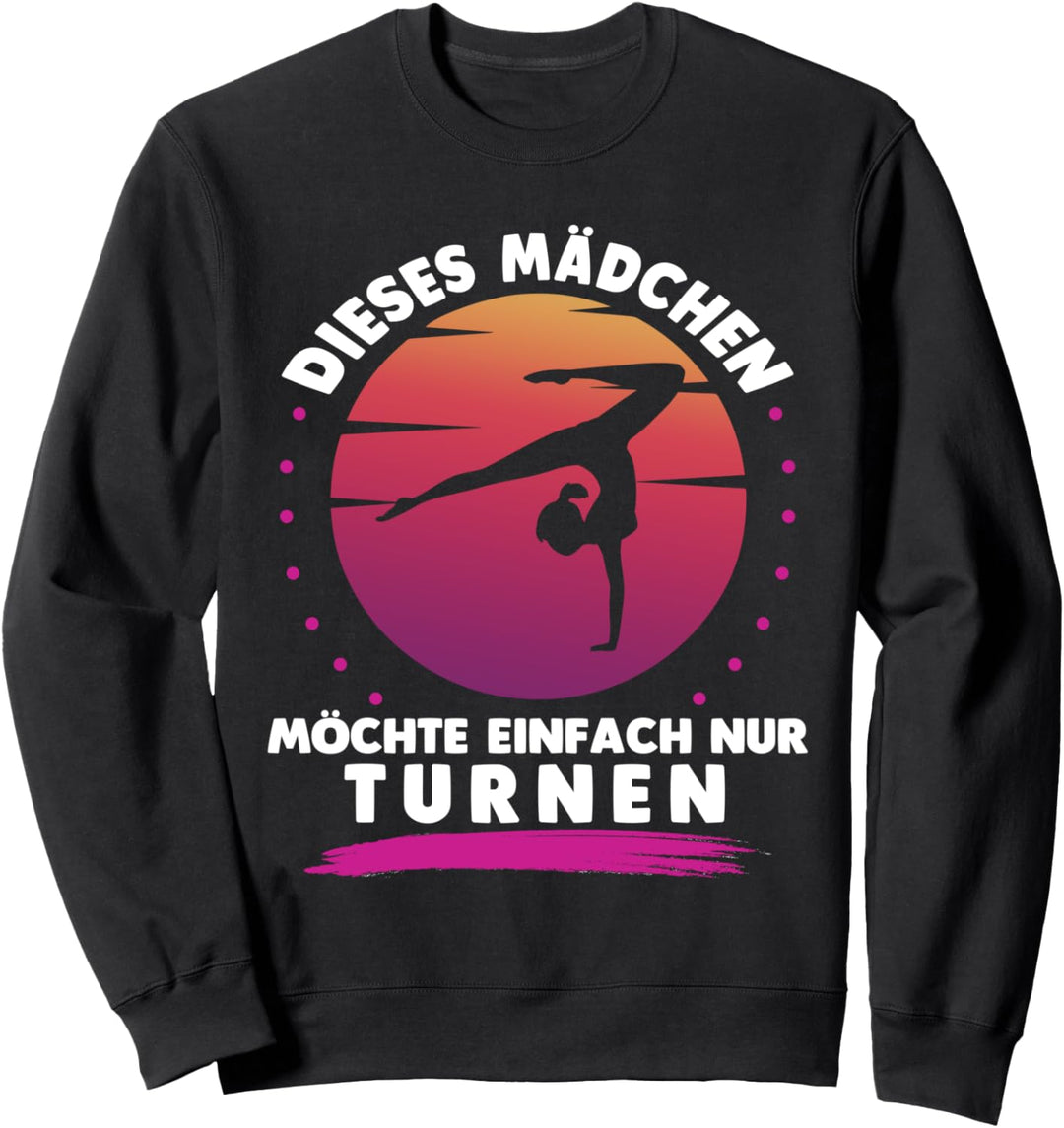 Mädchen Turnen, Kunstturnen Gymnastik Akrobatik Turnen Sweatshirt