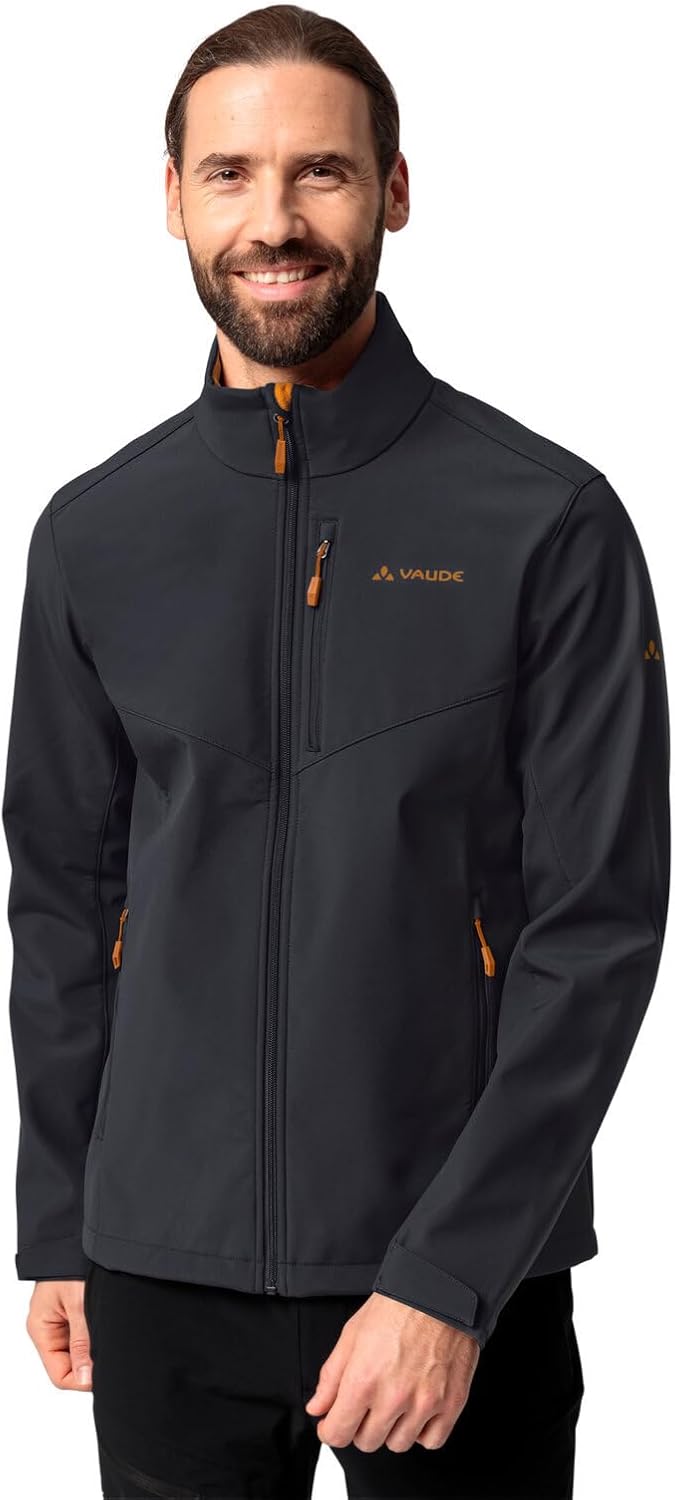 VAUDE Men's Cyclone Jacket VI - Softshelljacke Herren S black/silt brown, S black/silt brown