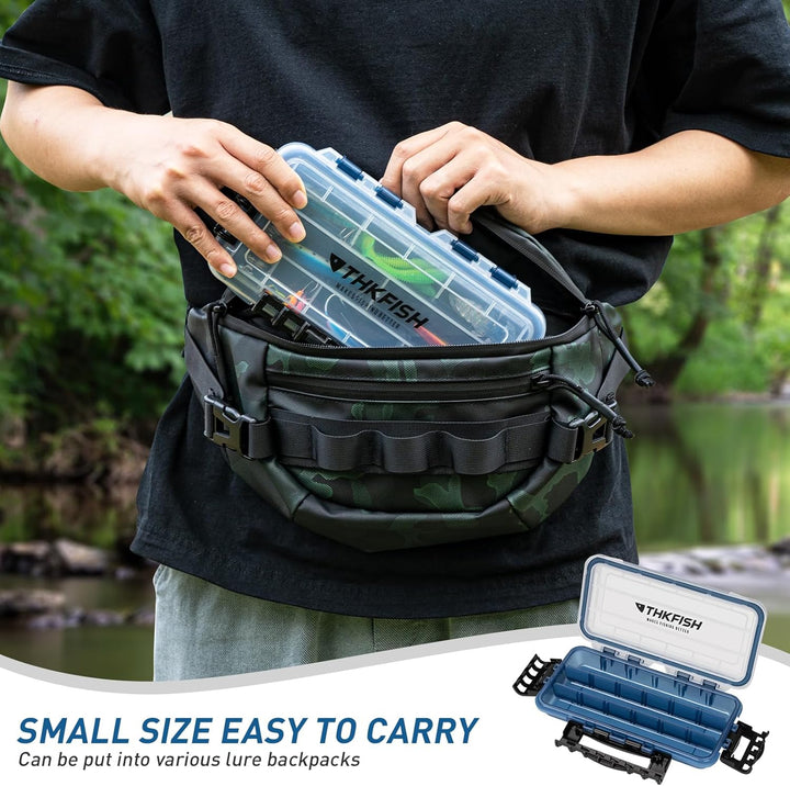 THKFISH Angelbox Köderbox, 3400/3500/3600/3700 Angeln Tackle Box, Angelkoffer, Wasserdicht Sich hin-