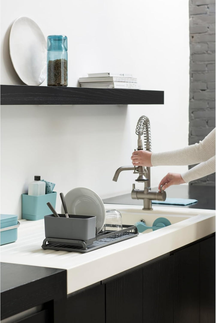 Brabantia Geschirrtrockner, Dunkelgrau, Gross (38,5 x 49 cm) L Dark Grey, L Dark Grey