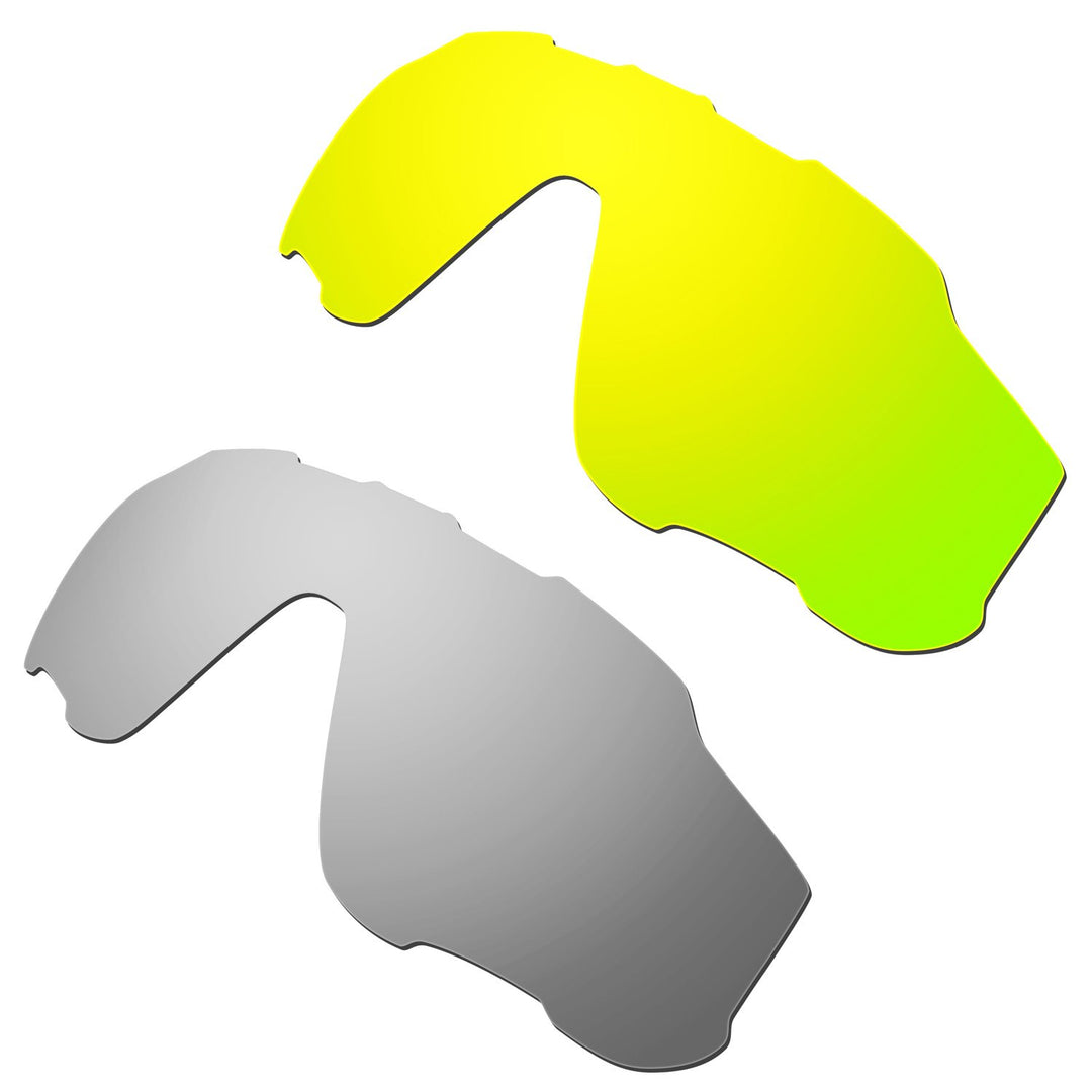 HKUCO Plus Mens Replacement Lenses for Oakley Jawbreaker - 2 Pair