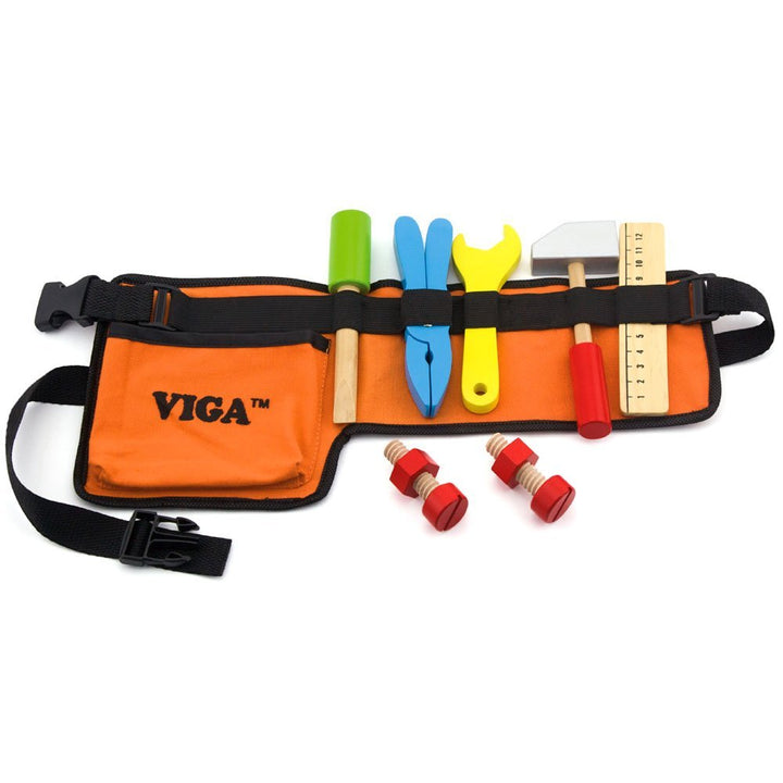 Viga Toys - Werkzeuggürtel Werkzeugriemensatz, Werkzeugriemensatz