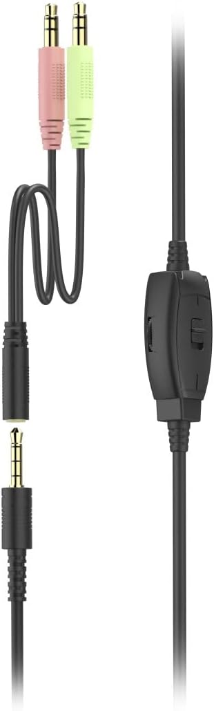 Hama Headset mit Mikrofon (kabelgebundene Kopfhörer 3,5mm Klinkenanschluss, Aux, Stereo Headphones m