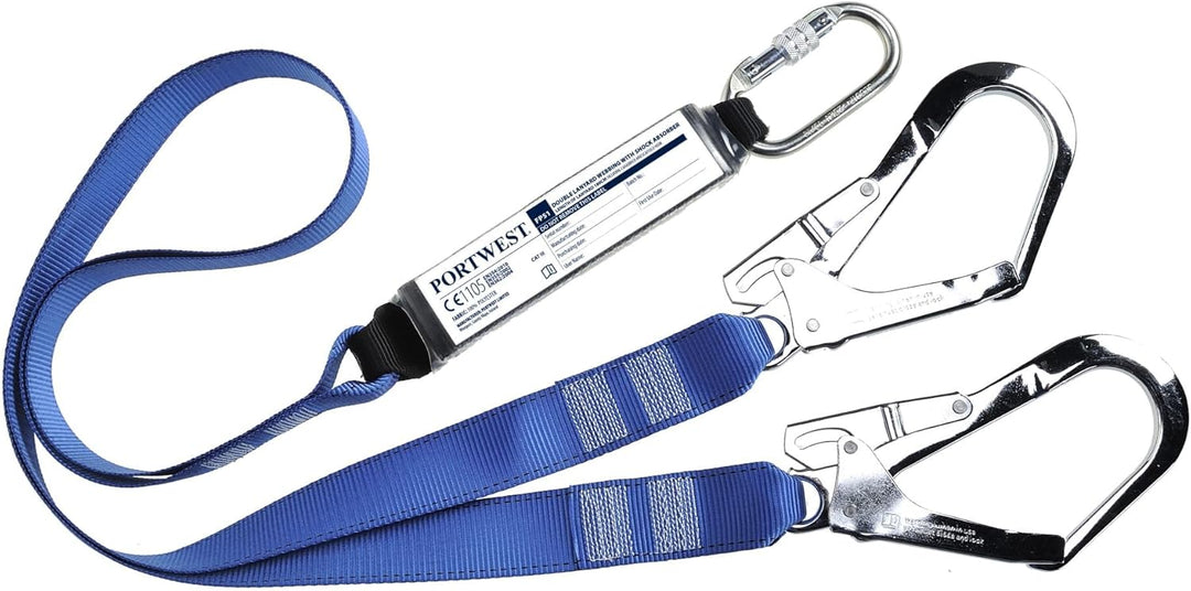 Portwest Doppel Lanyard Gurtband One Size königsblau, One Size königsblau