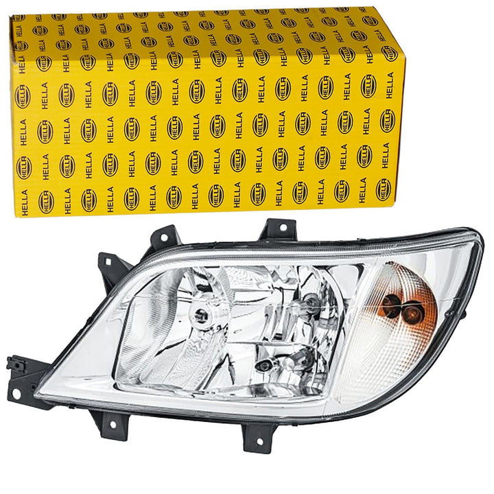 HELLA 1LH 246 047-071 Halogen-Hauptscheinwerfer - links - für u.a. Mercedes-Benz Sprinter 3-T Chassi