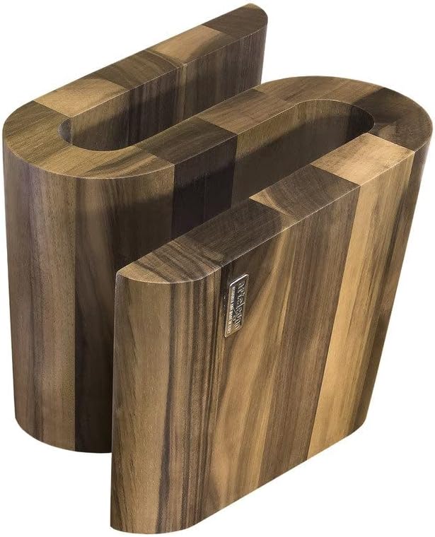 Arte Legno, magnetischer Messerblock und elegantes Küchenaccessoire, walnuss, 10 Knives Grand Prix S