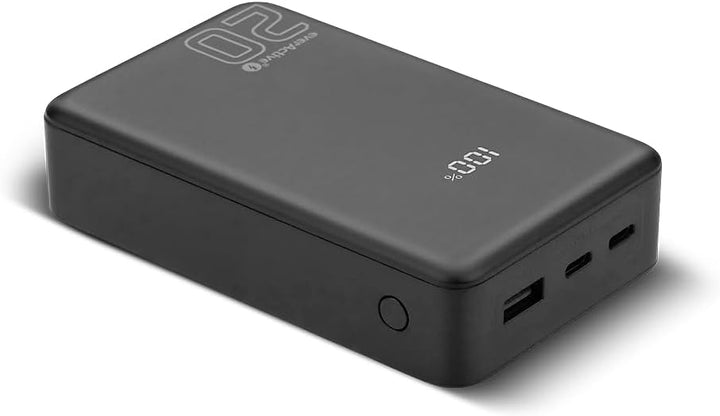 everActive Powerbank 20000mAh 20W USB C PD PPS QC4+ – Energy Bank EB-22QB – Externer Akku mit LCD Di