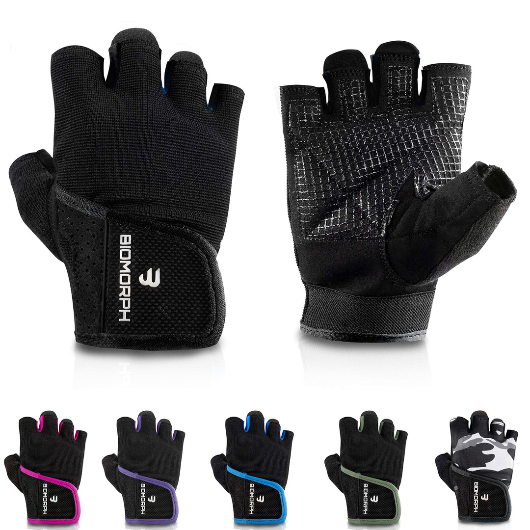 BIOMORPH Trainingshandschuhe für Damen und Herren | Fitness Handschuhe für Krafttraining, Bodybuildi