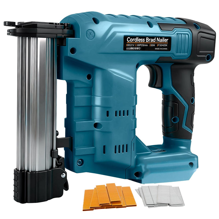 Verbesserter 18GA Akku-Nagler, kompatibel mit Makita 18V-Akku, bürstenloser Nagler, elektrischer Tac