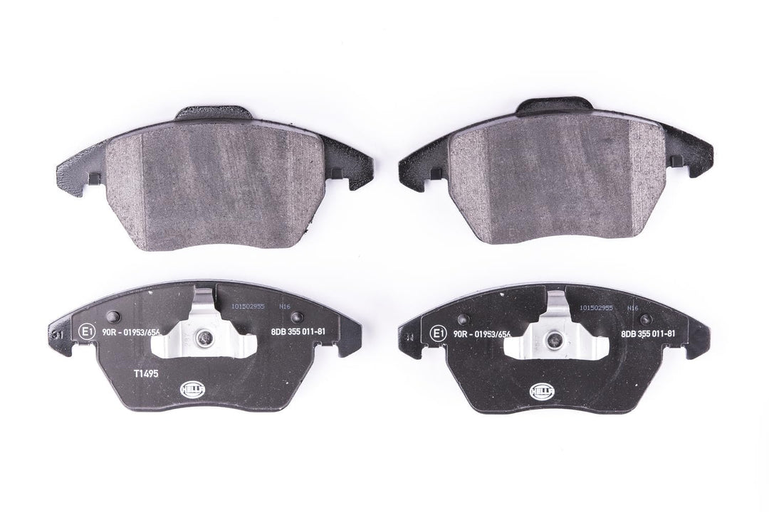 HELLA PAGID 8DB 355 011-811 Bremsbelagsatz - T1495 - Dicke/Stärke: 19mm - Bremssystem: Teves - nicht
