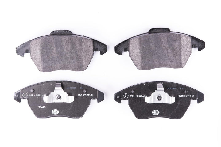 HELLA PAGID 8DB 355 011-811 Bremsbelagsatz - T1495 - Dicke/Stärke: 19mm - Bremssystem: Teves - nicht