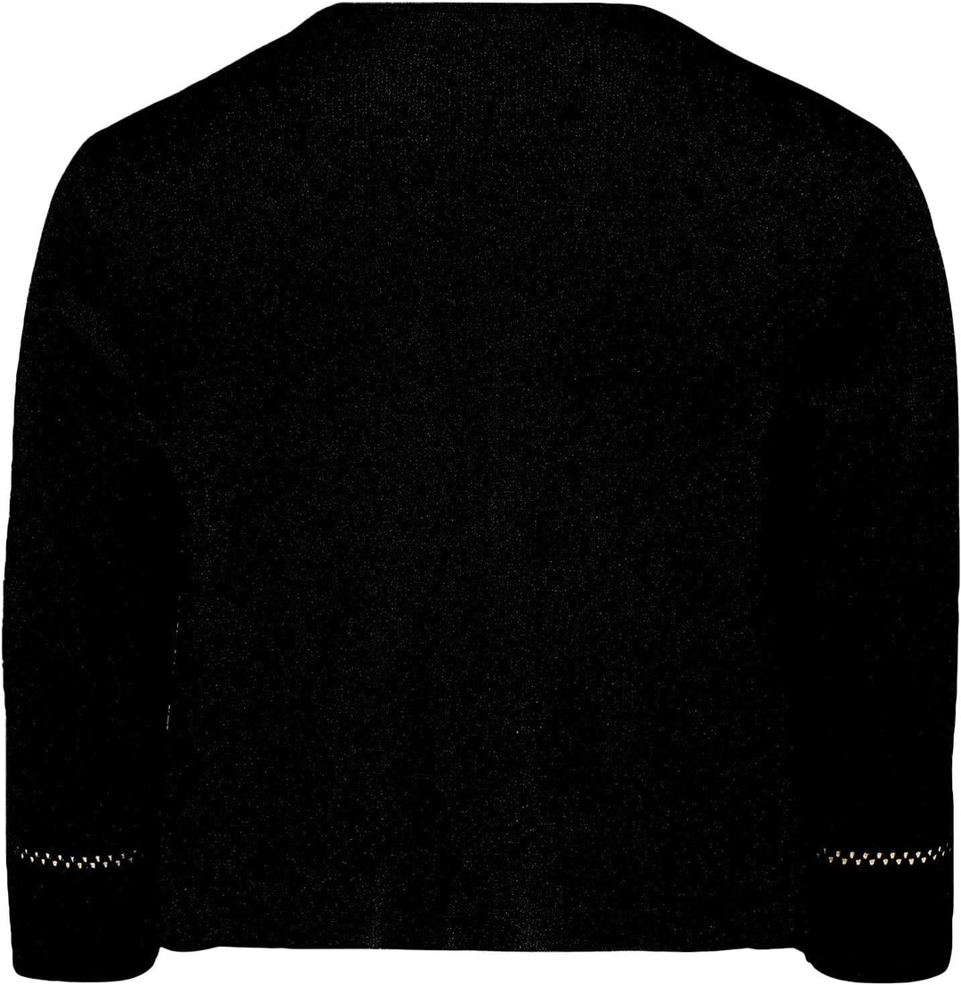 Vera Mont Damen Strickbolero ohne Verschluss XS Schwarz, XS Schwarz