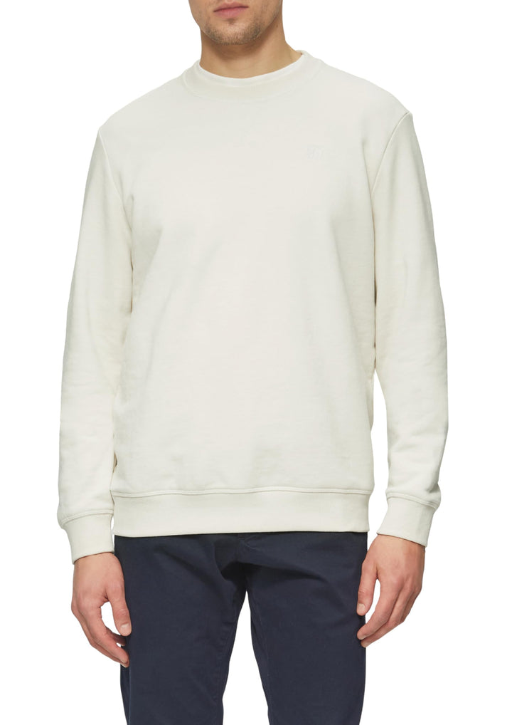 s.Oliver Sweatshirt aus Baumwollmix mit Crew Neck S 0330_wollweiss, S 0330_wollweiß