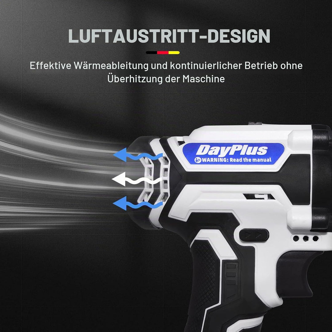 Akku-Bohrer-Set-Schlagbohrer-Schlagbohrer 21V mit Akku-Schnellladegerät, 1x 1500mAh Lithium-Ionen-Ba