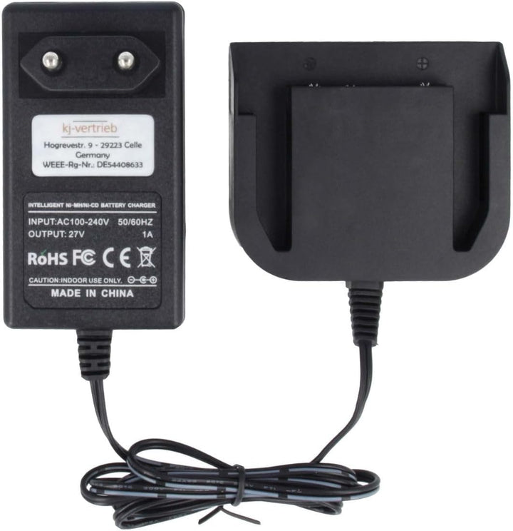Ladegerät kompatibel mit AEG Ni-MH/Ni-CD Werkzeug-Akkus 7.2V / 9.6V / 12V / 14.4V / 18V - 1.5A / 1A
