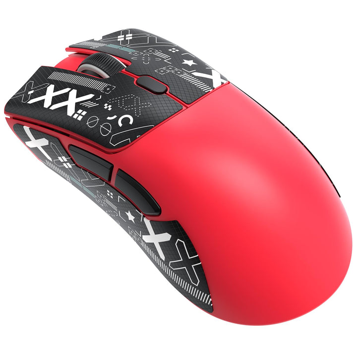 ATTACK SHARK R1 59g Superlight Maus mit Klebeband, PixArt PAW3311 Gaming-Sensor, BT/2,4G kabellose/k