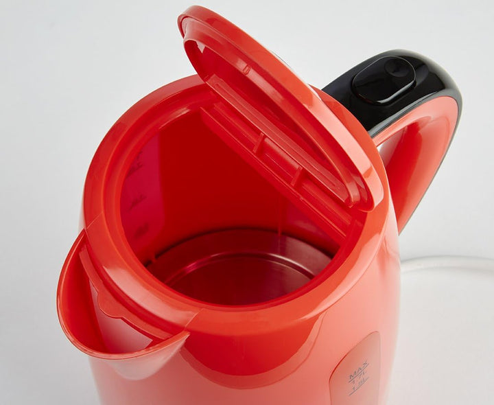 Korona 20132 Wasserkocher | 1,7 Liter Fassungsvermögen | Retro-Stil | Attraktives Rot | Leistungssta