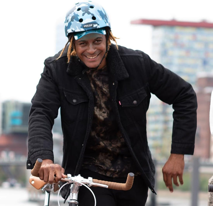 MELON Leichter Unisex Helm für Erwachsene und Kinder, Urban Active XXS-S Blau, XXS-S Blau