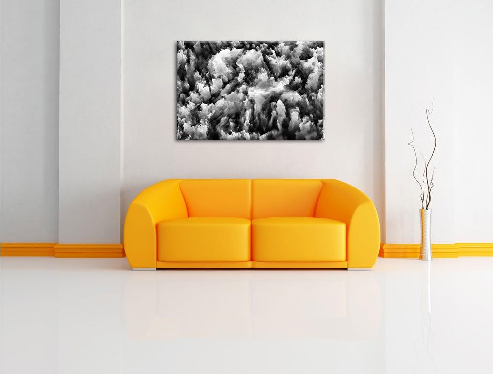 Monocrome, Farbflash Holi, Format: 100x70 auf Leinwand, XXL riesige Bilder fertig gerahmt mit Keilra