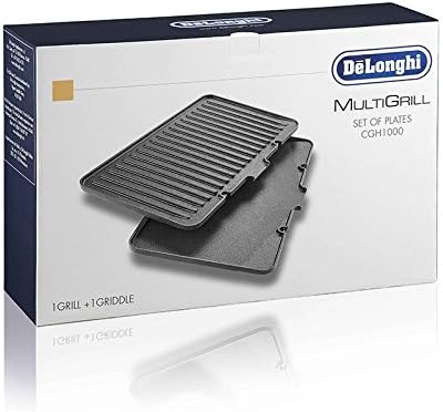 Grillplatten Kit 5517910001,DLSK150 kompatibel mit / Ersatzteil für De'Longhi CGH1020D MultiGrill