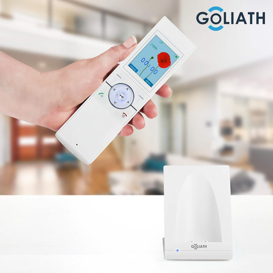 Goliath Funk Mobilteil, Innenstation, Inneneinheit mit Bildspeicher, Drahtlos, AV-VTF04-I Innenstati