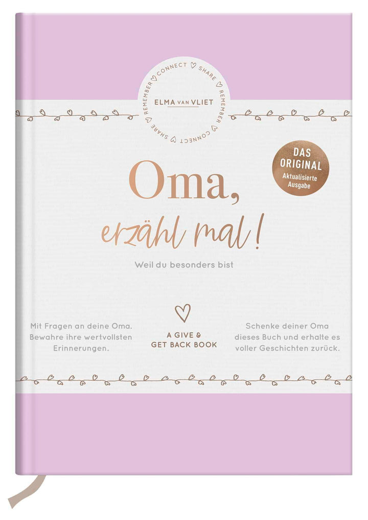 Oma, erzähl mal! | Elma van Vliet: Weil du besonders bist | Erinnerungsbuch für deine Oma | Ein pers
