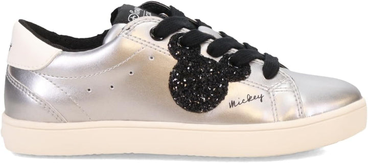 Geox Mädchen J Kathe Girl HSneaker 28 EU Silber, 28 EU Silber