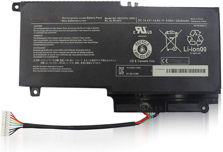 PA5107U-1BRS Laptop Batterie Ersatz für Toshiba Satellite L50 L50-A L55 L55t L40-A L40D L45D L55-A L