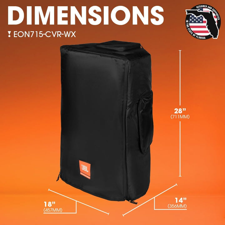 Gator JBL Bags Convertible-Lautsprecherabdeckung für JBL EON 715 15-Zoll-Power-Lautsprecher (EON715-