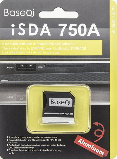 BaseQi Aluminium MicroSD-Adapter für Dell XPS 38,1 cm 9550