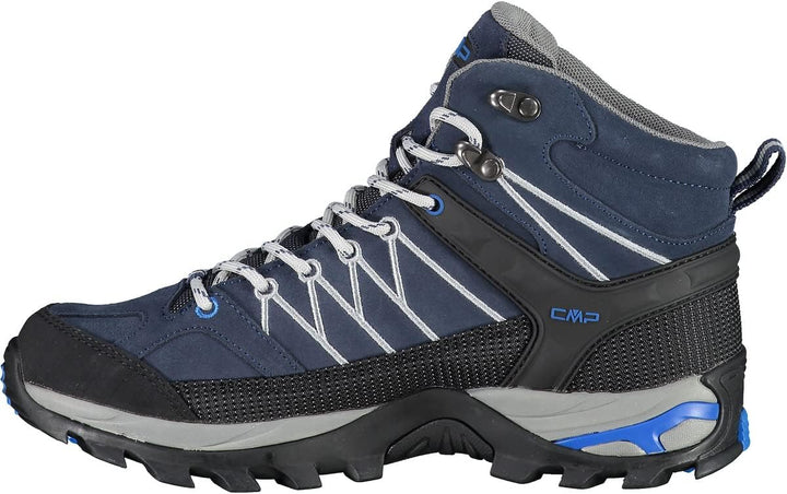 CMP Herren Rigel Mid Shoe Wp Trekking-& Wanderstiefel 40 EU B Blue Cemento, 40 EU B Blue Cemento