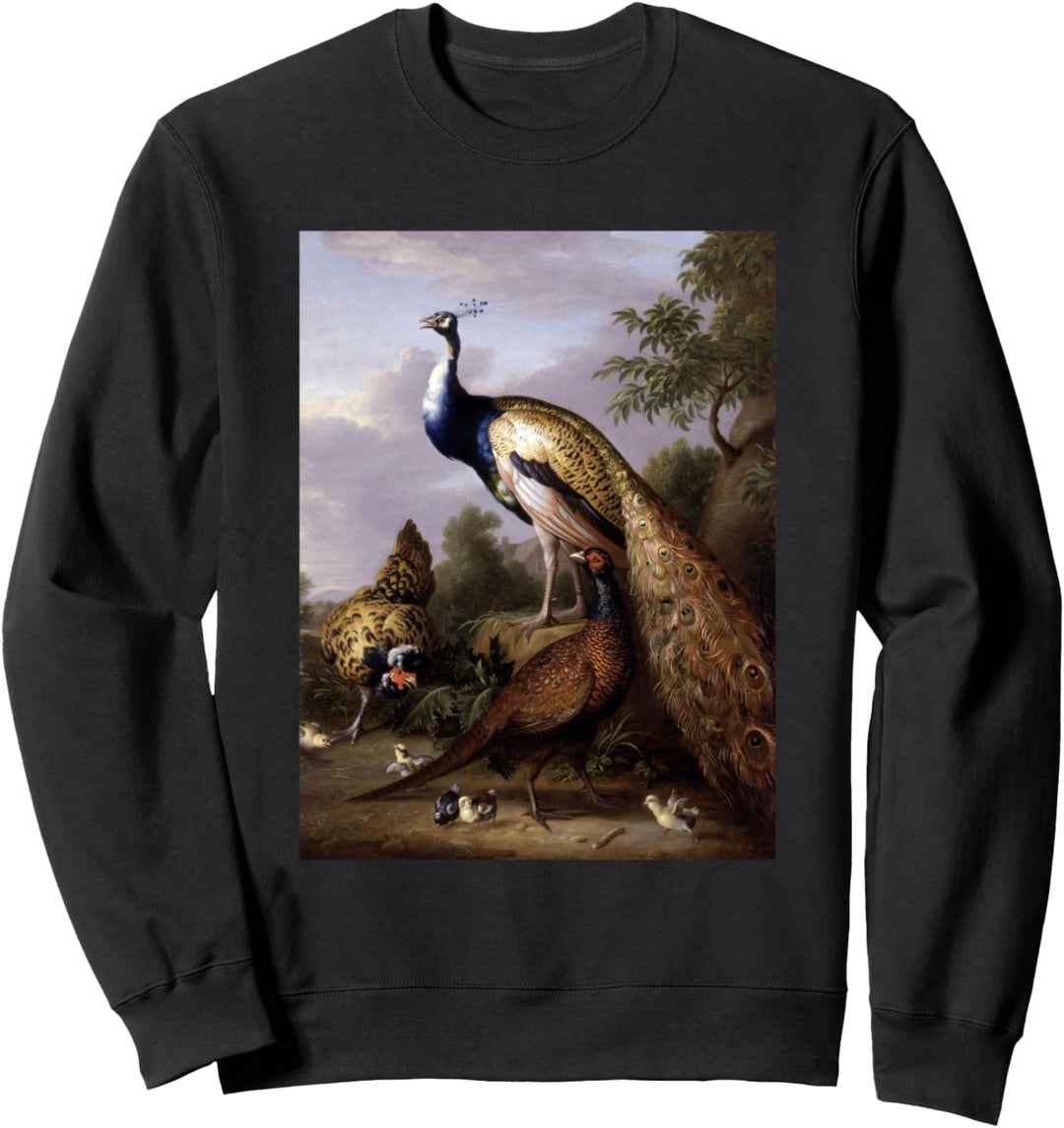 Tobias Stranover's Pfau, Henne und Hahn Fasan Sweatshirt