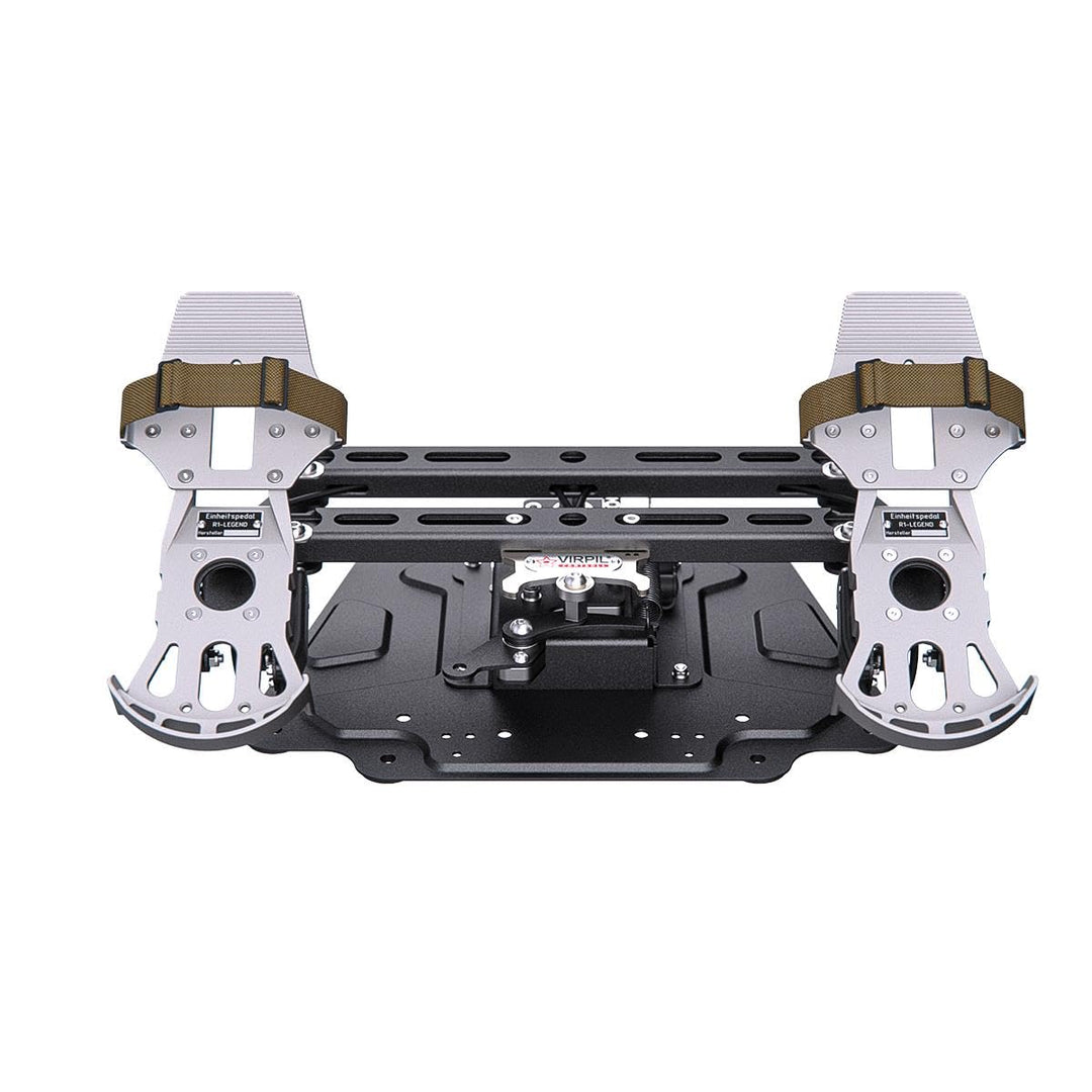 VIRPIL Controls R1-LEGEND Rudder Pedals (3-Achsen Flugsimulator Pedale, PC, Wechselbare Cams, Vollme