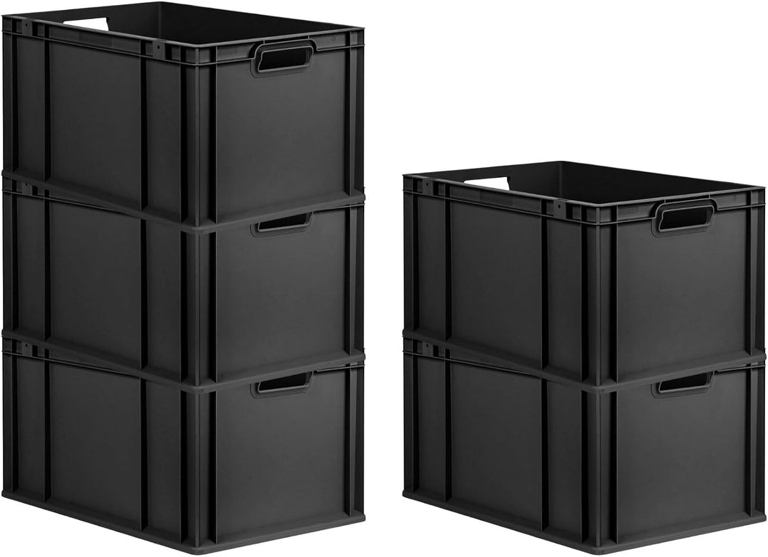 PROREGAL Eurobox NextGen Grip | HxBxT 32x40x60cm | 65 Liter | Griffe offen | Verstärkter Boden | Sch