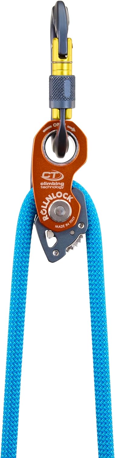 Climbing Technology Unisex – Erwachsene Rollnlock, Anthrazit/Orange sperren, Einheitsgrösse