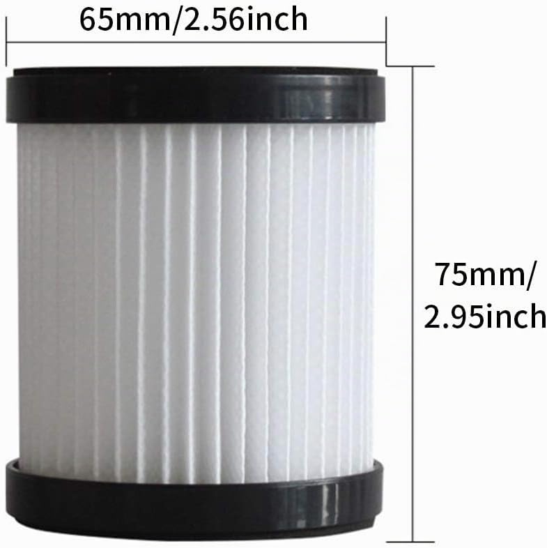 6Pcs XL-618A Flitters Ersatzfilter für MOOSOO XL 618A Akku-Staubsauger, Staubsauger Filter Sieb Stau