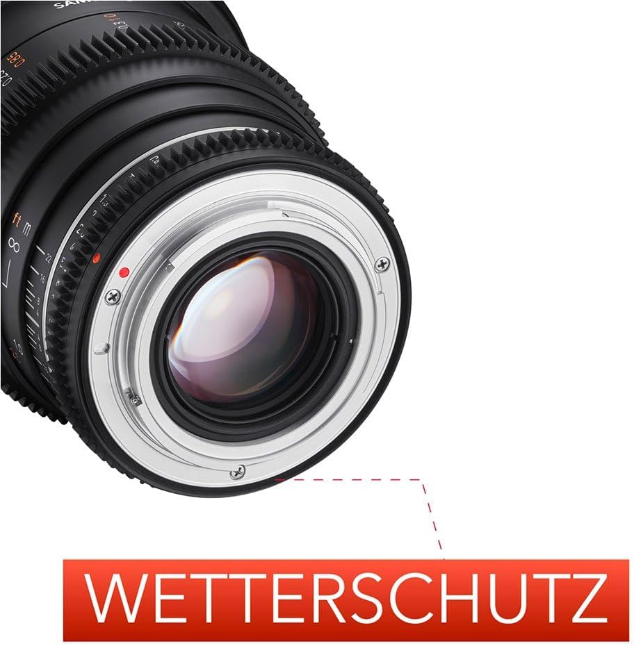 Samyang MF 35mm T1,5 VDSLR MK2 Canon RF – lichtstarkes T1,5 Weitwinkel Cine- und Video Objektiv für