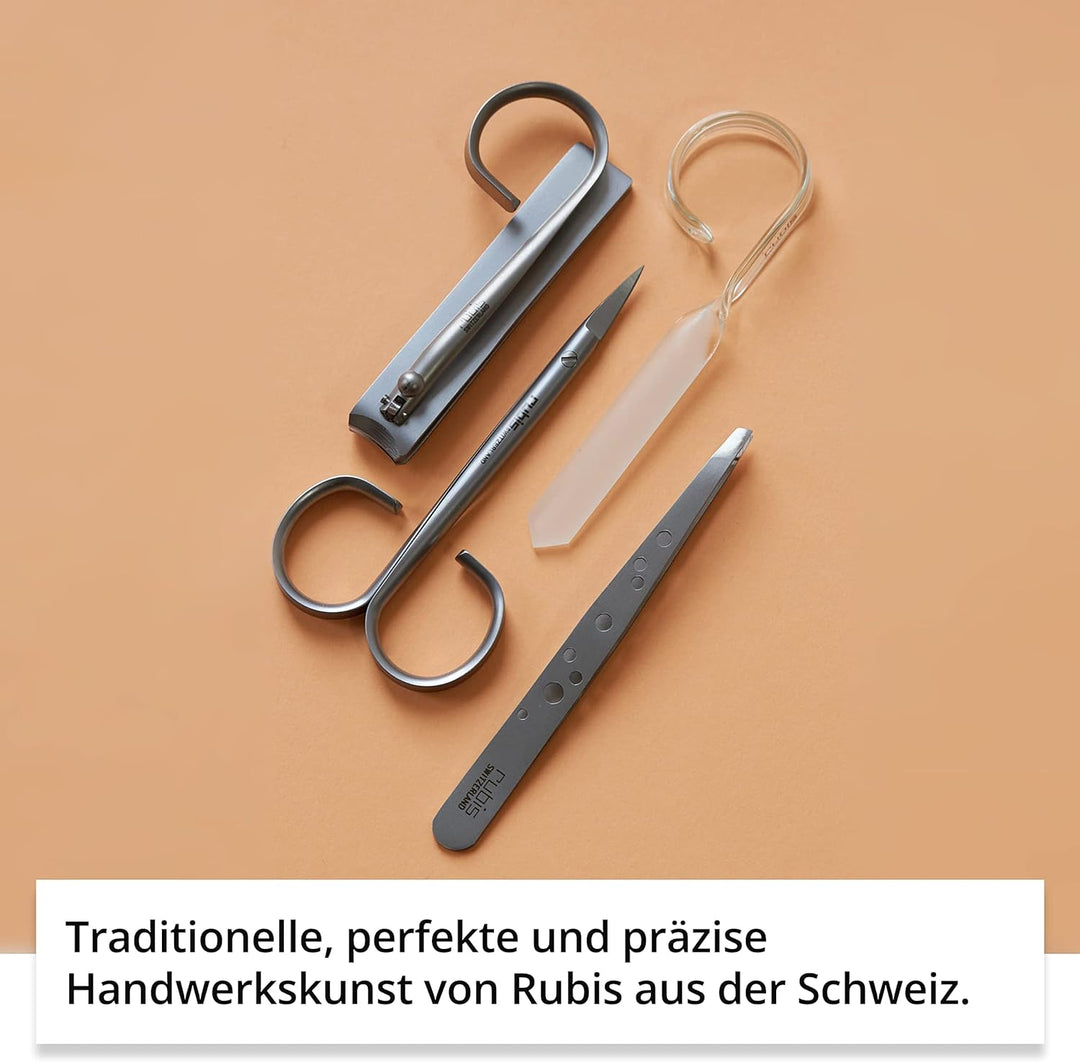 Rubis Augenbrauenpinzette Elegance mit schräger Spitze bringt Augenbrauen perfekt in Form Made in Sw