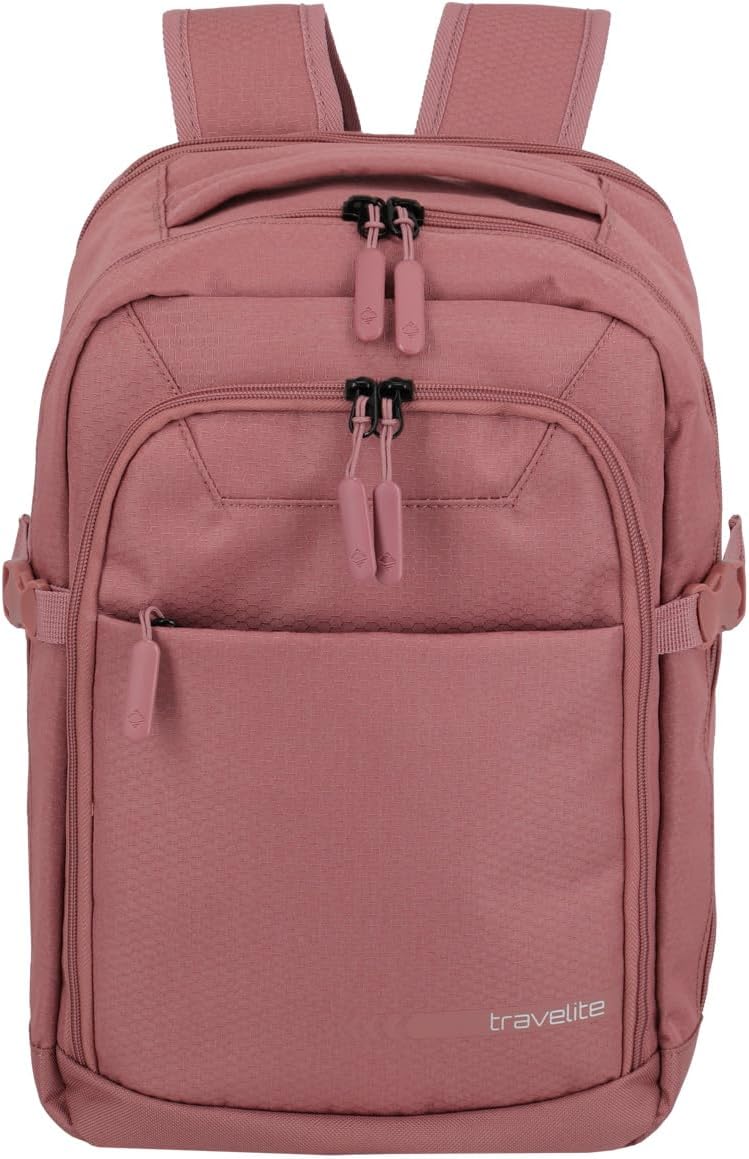Travelite Handgepäck Rucksack, RyanAir Masse, KICK OFF, Laptop Rucksack 13 Zoll, Praktischer Rucksac