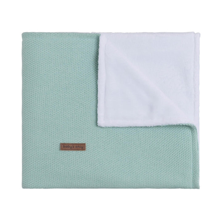 BO BABY'S ONLY - Gitterbettdecke aus Baumwolle mit Teddyfutter - TOG 2.1-100x135 cm - für Jungen und