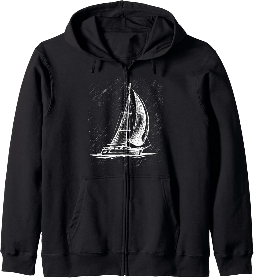 Retro Vintage Segel Segelboot Segelschiff Segler Geschenke Kapuzenjacke
