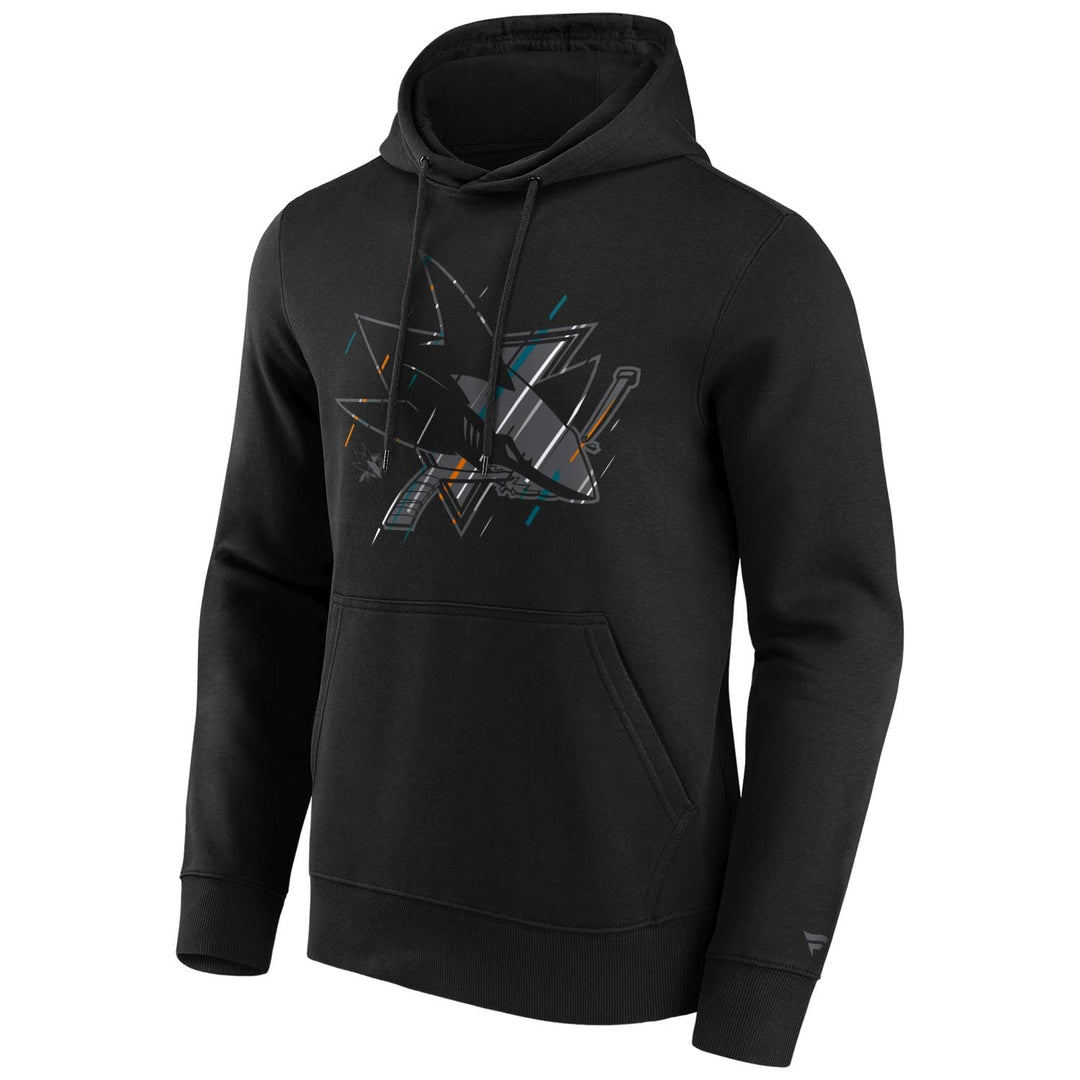 Fanatics San Jose Sharks Etch NHL Hoodie Schwarz XXL, XXL