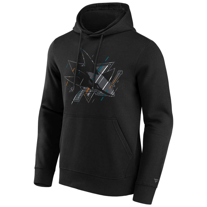 Fanatics San Jose Sharks Etch NHL Hoodie Schwarz XXL, XXL