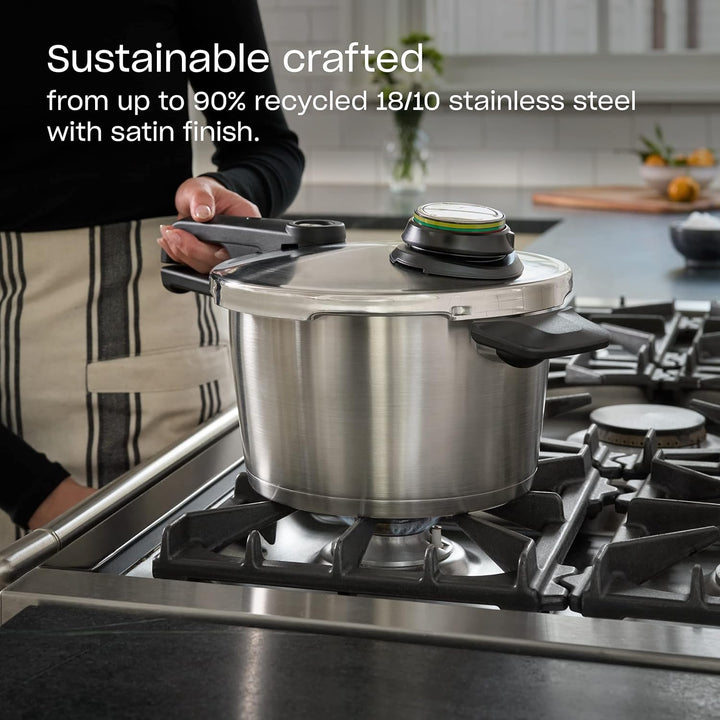 Fissler Vitavit Premium / Schnellkochtopf-Set, 4-teilig (4,5l - Ø 22 cm & Schnellbratpfanne 2,5l - Ø