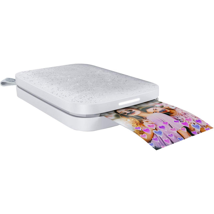 HP Sprocket Mobiler Fotodrucker (Drucken ohne Tinte, Bluetooth, 5 x 7,6 cm Ausdrucke) Luna
